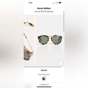 Karen Walker Harvest Sunglasses